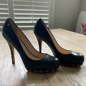Coach Alexa Soft Calf High Heel Pumps